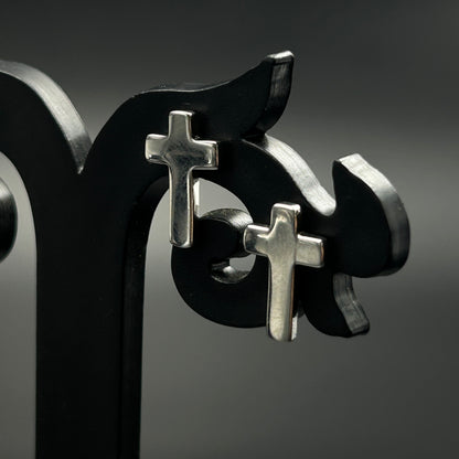 CROSS Earring - Silver Earrings