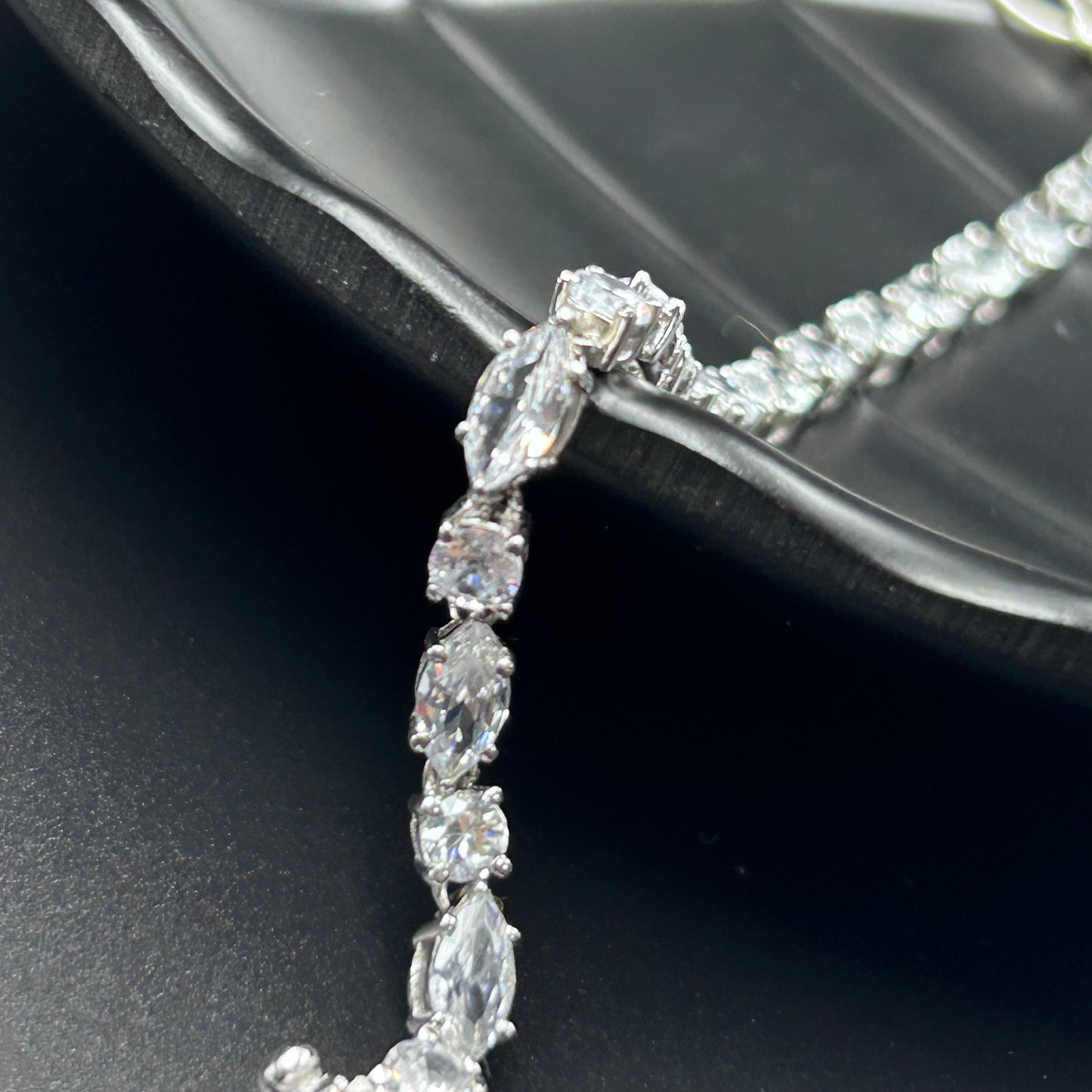 925 Silver Diamond Bracelet for Women