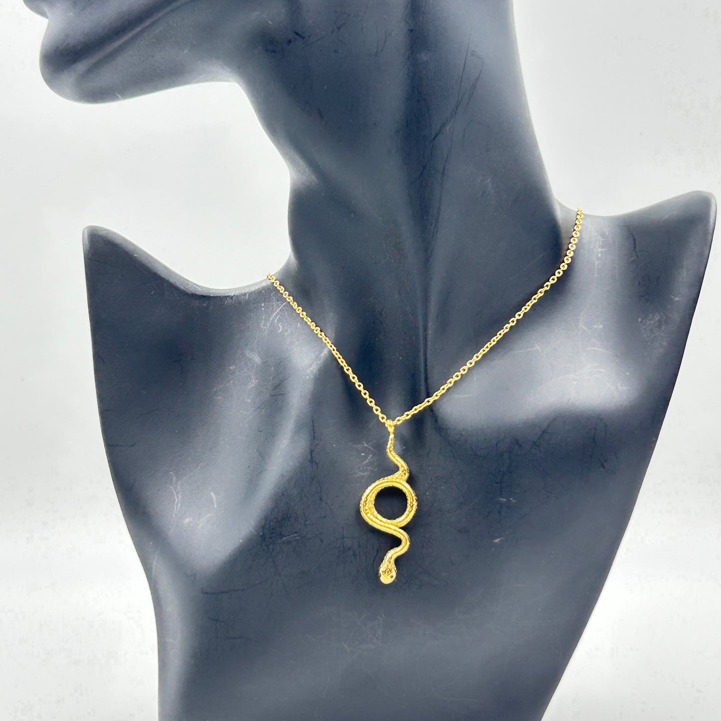 Snake Necklace 18k gold plated