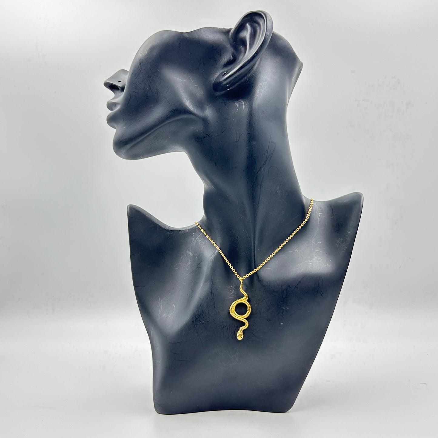 Snake Necklace 18k gold plated