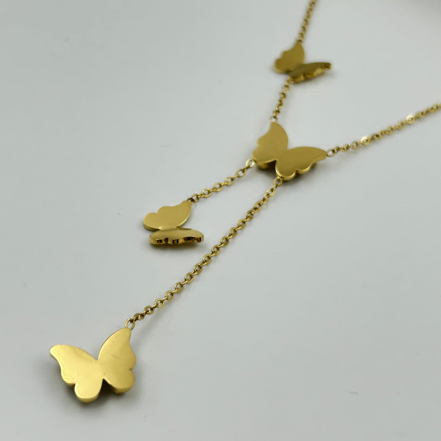 Women's Butterfly Necklace 18k gold plated