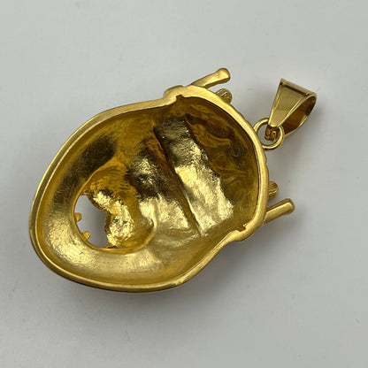 Lion Face Men's Hip Hop Pendant - Stainless Steel