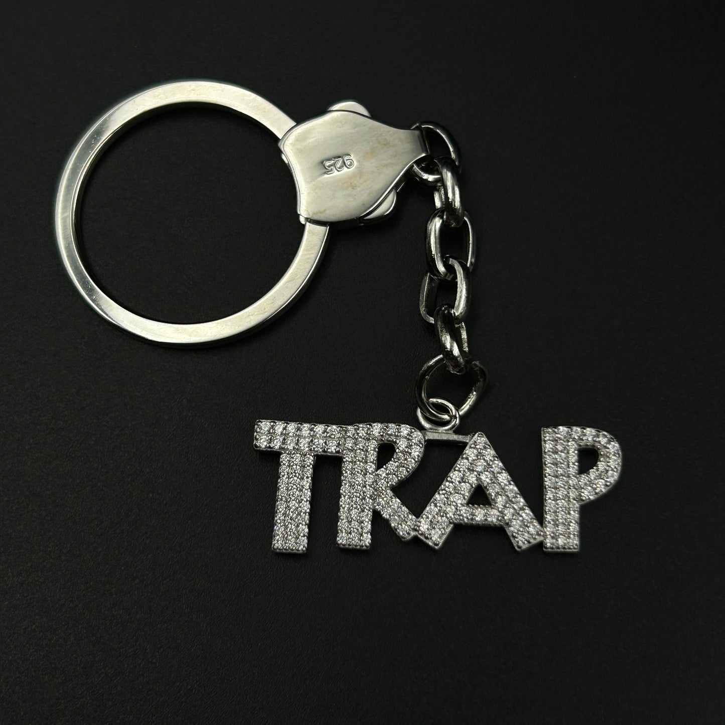 Silver Keychain TRAP - Pure Silver