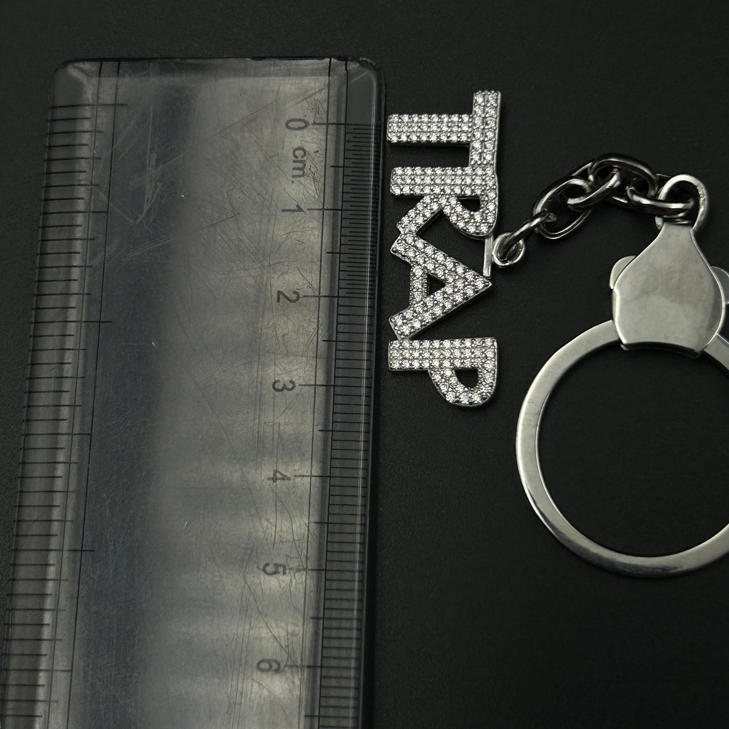 Silver Keychain TRAP - Pure Silver