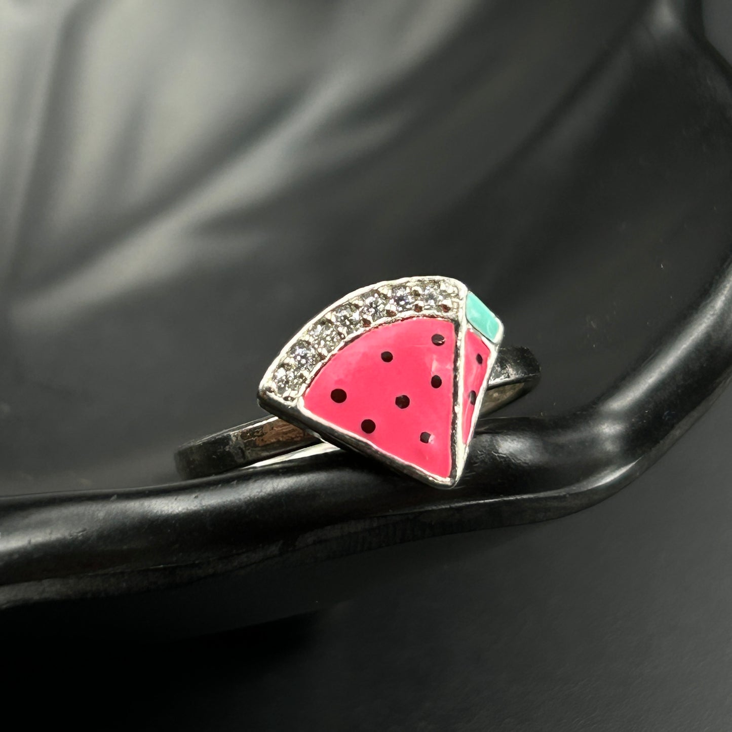 Kids Silver Ring - Watermelon Ring