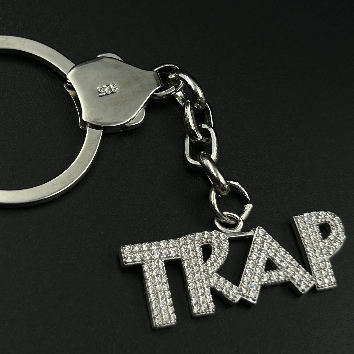 Silver Keychain TRAP - Pure Silver