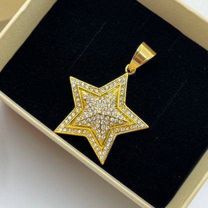 Men's Pendant - Star Pendant Stainless Steel