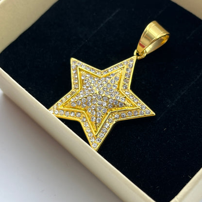 Men's Pendant - Star Pendant Stainless Steel