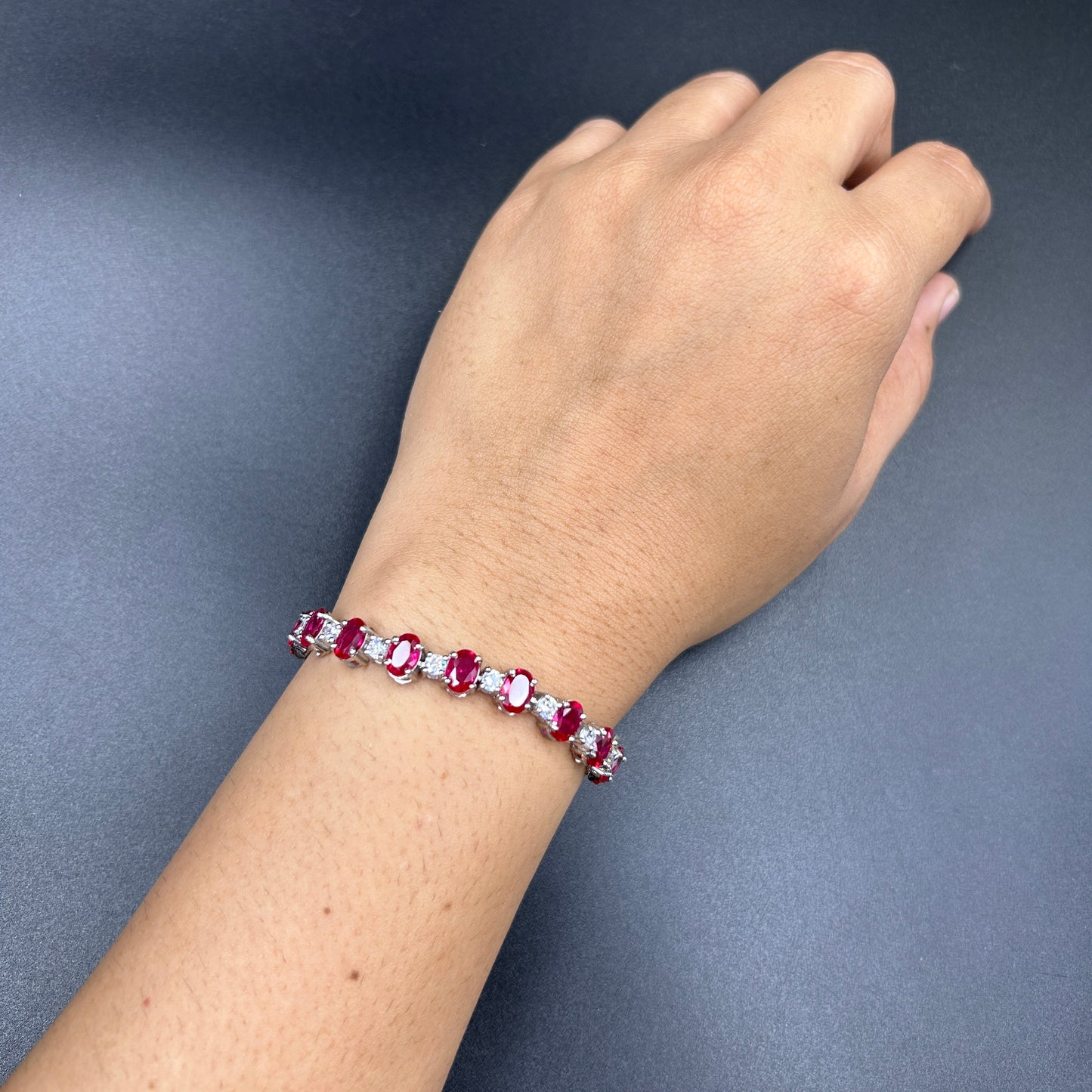 Pink Ruby Bracelet