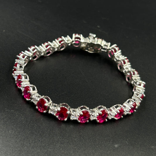 Pink Ruby Bracelet