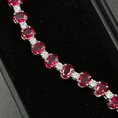 Pink Ruby Bracelet