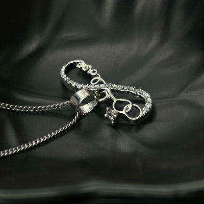Silver Infinity LOVE Pendant (4)