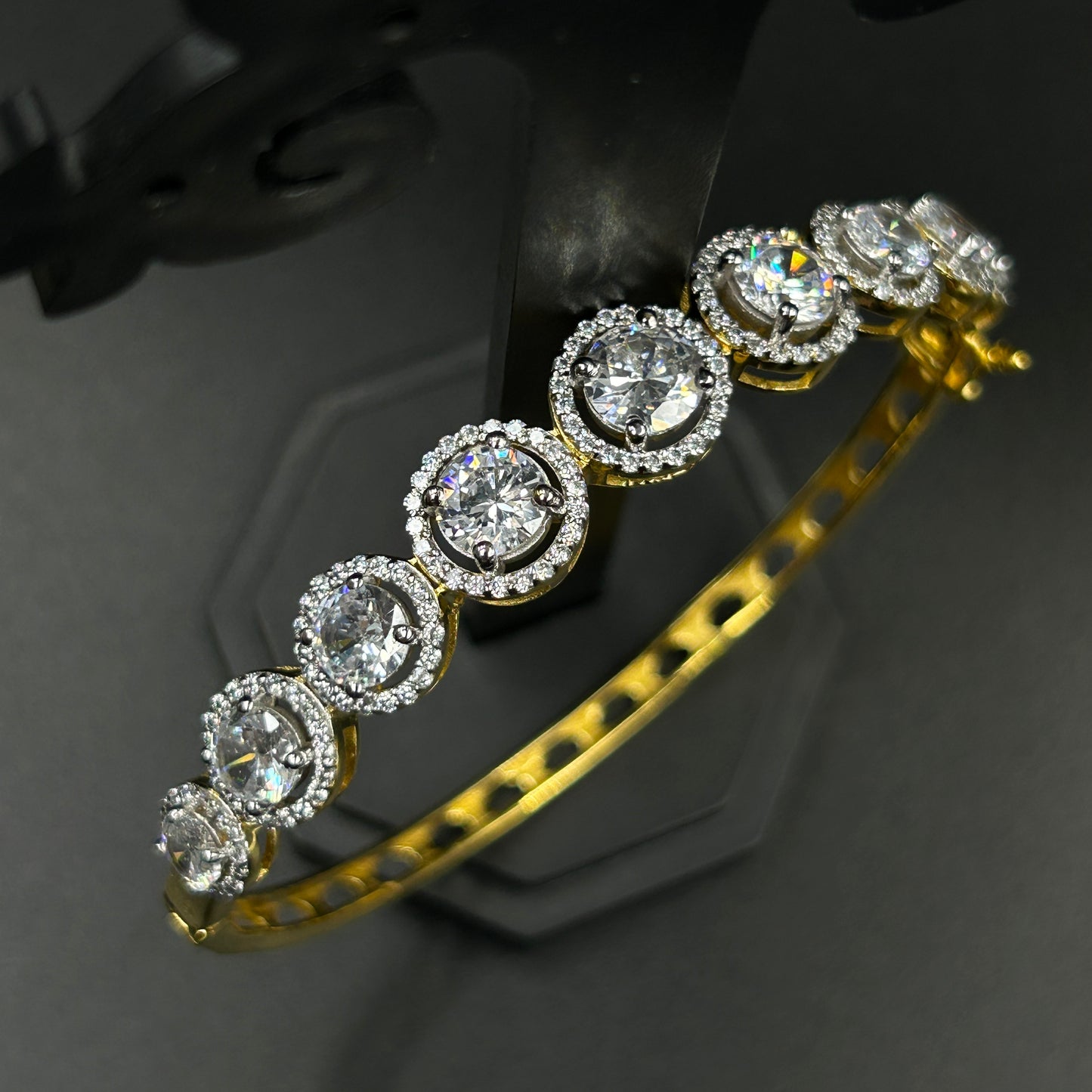 Yellow Gold Kada/Bracelet