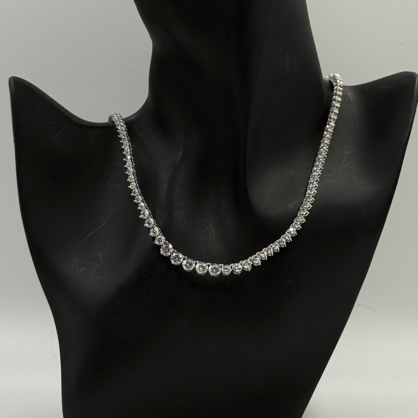 Diamond Necklace Set For Women - Real Silver