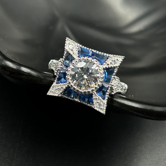 Blue Sapphire Women's Ring