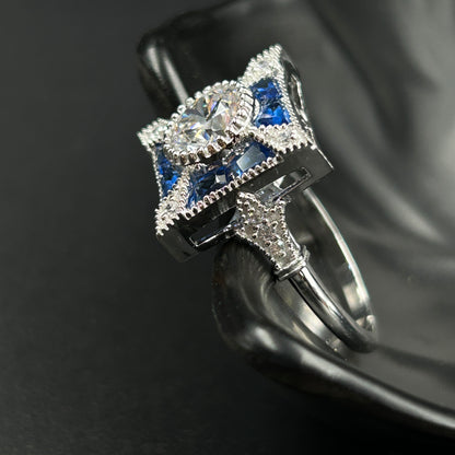 Blue Sapphire Women's Ring