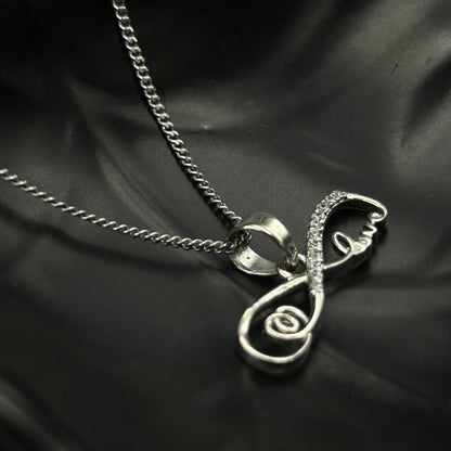 Women's Silver Infinity LOVE Pendant (7)