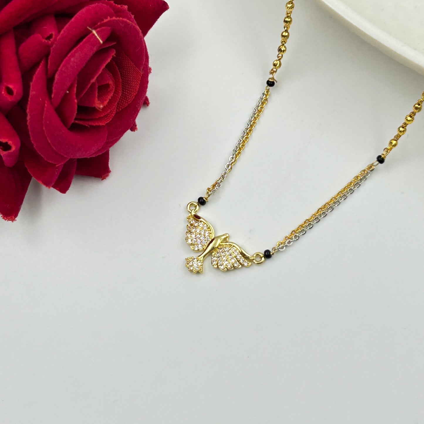 Masaba Gupta 18k Gold Plated Bird  Mangalsutra
