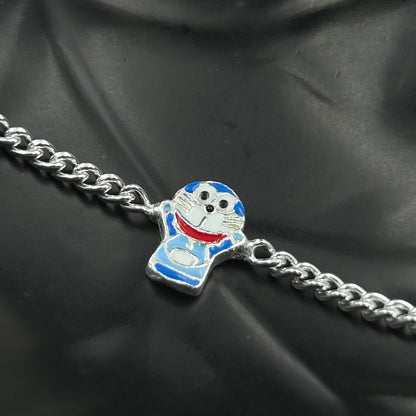 Silver Cartoon Bracelet for Kids 5.5"