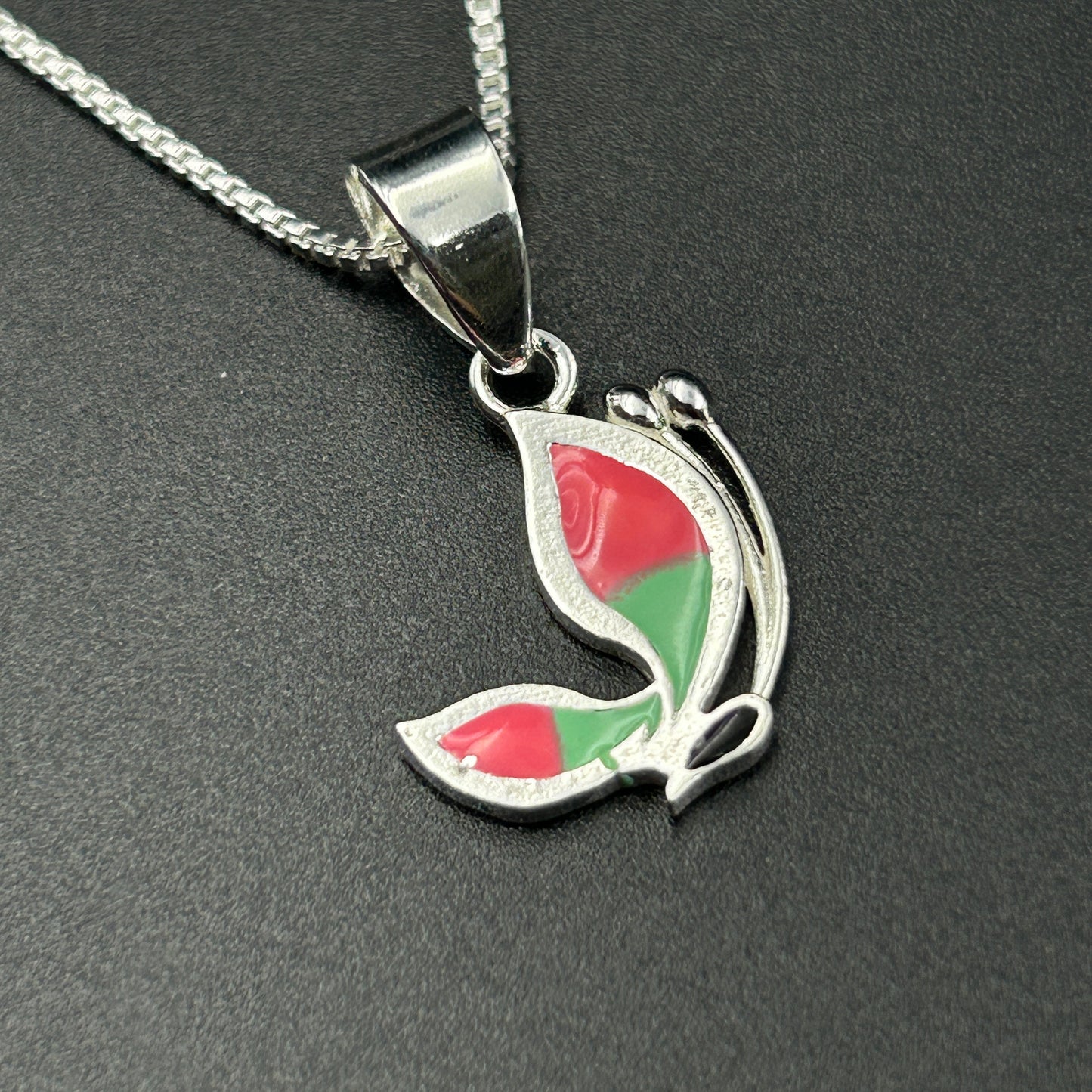 Silver Pendant with Chain for Kids
