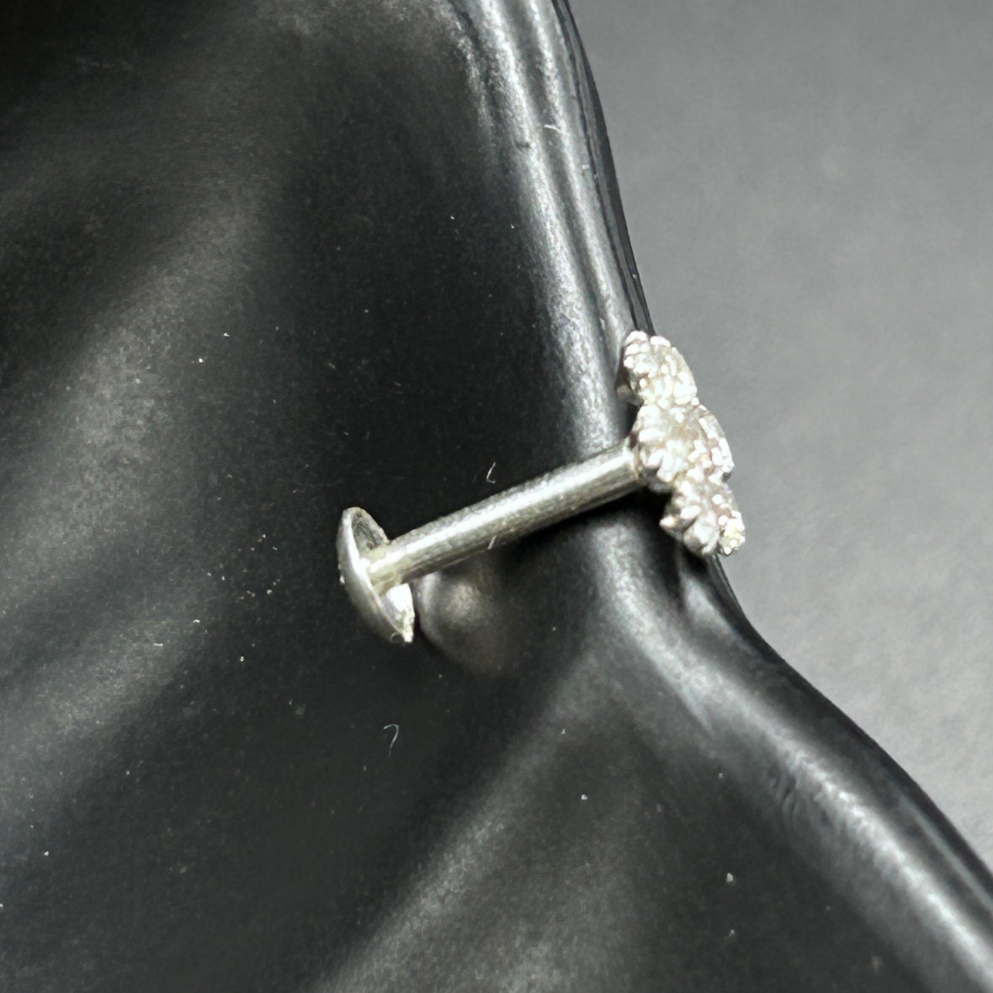 Silver Nose Pin - Flower Nose Pin