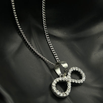Women's Silver Infinity Pendant (11)
