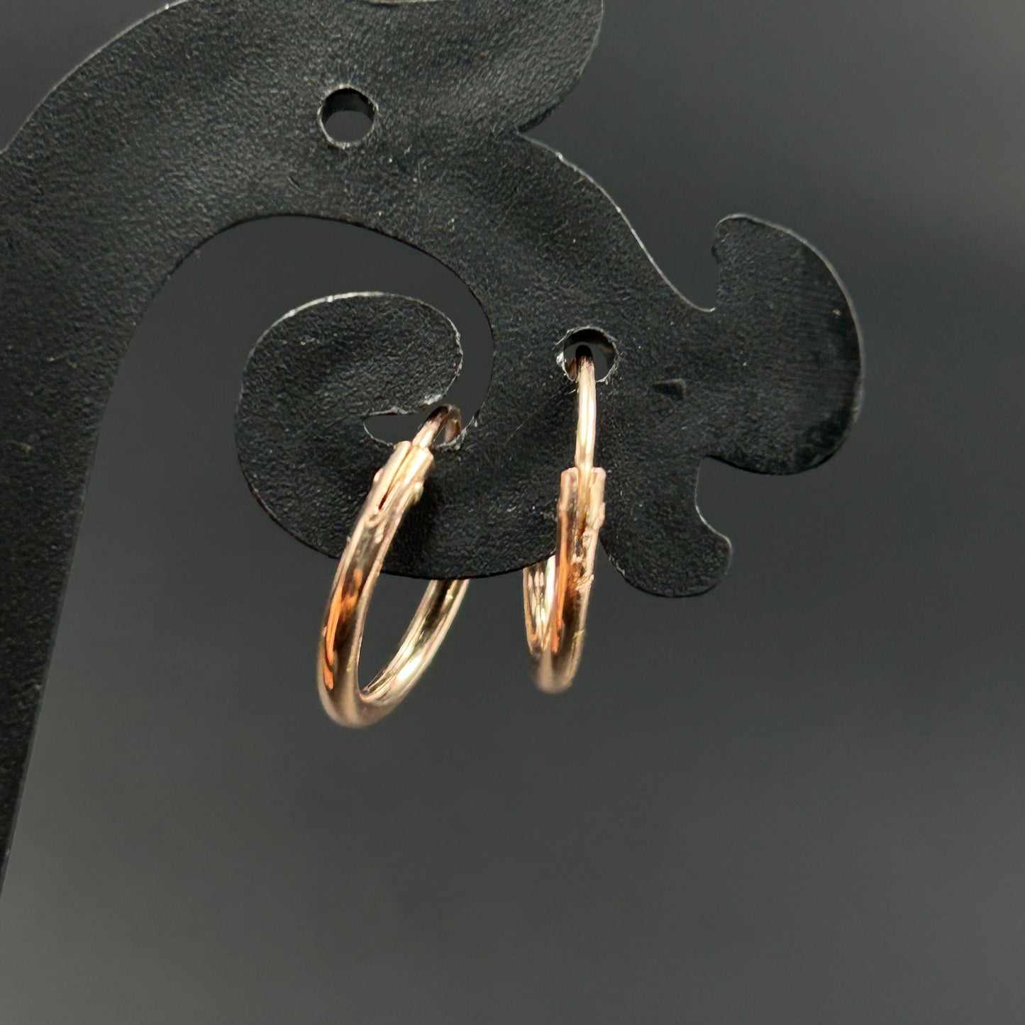 Round Bali - Silver Hoop Earring
