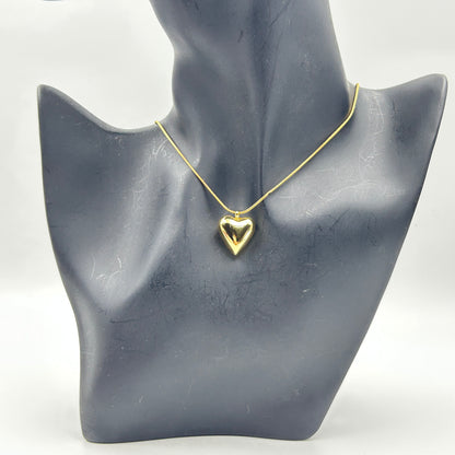 18K Gold Plated Heart Necklace