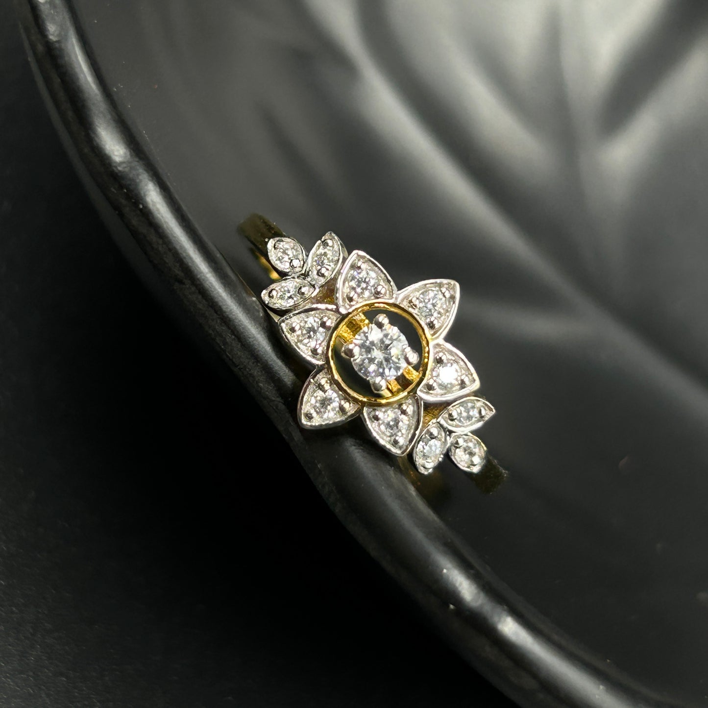 Pure Silver Flower Ring