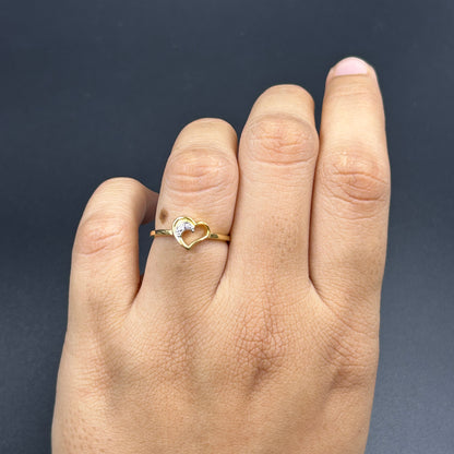 Pure Silver Heart Ring