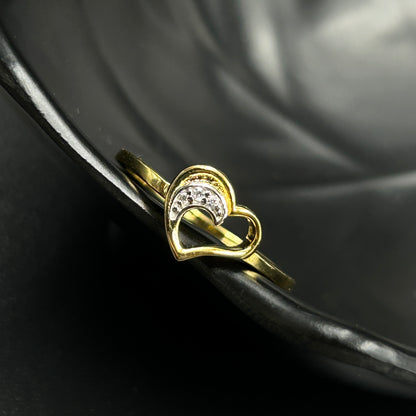 Pure Silver Heart Ring
