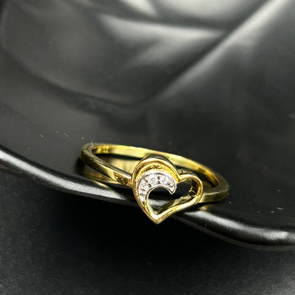 Pure Silver Heart Ring