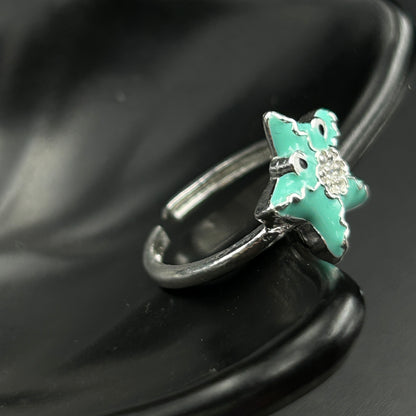 Silver Star Ring for Kids