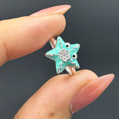 Silver Star Ring for Kids