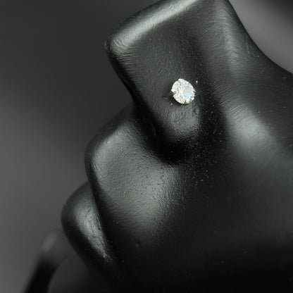 Silver Nose Pin - Diamond Nose Pin