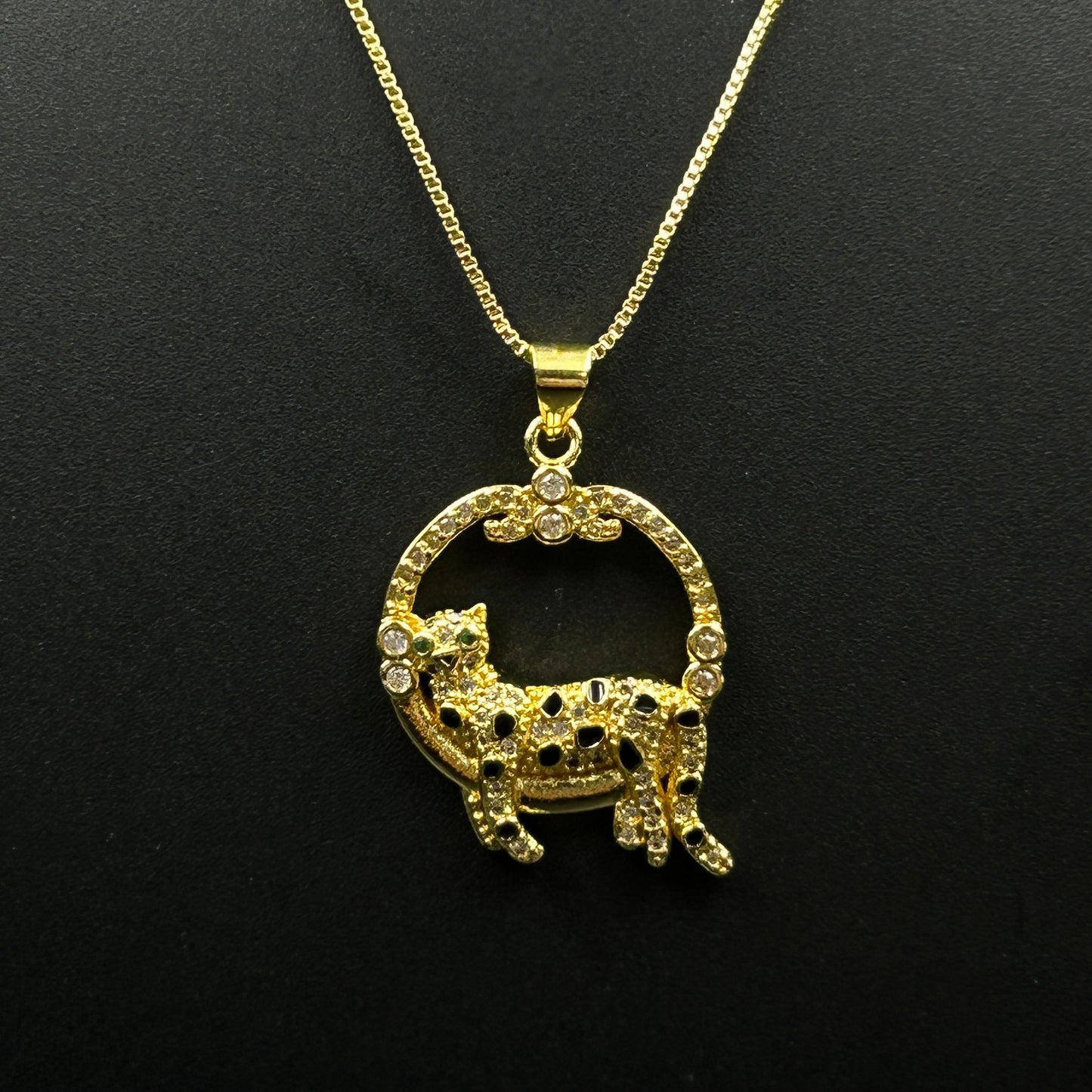 Panther with Chain - Stainless Steel (Small)