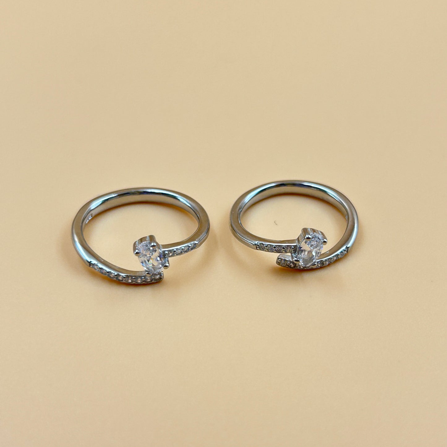 Silver Toe Ring - Oval Toe Ring