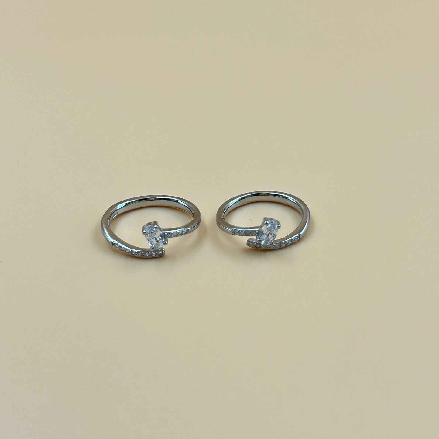 Silver Toe Ring - Oval Toe Ring
