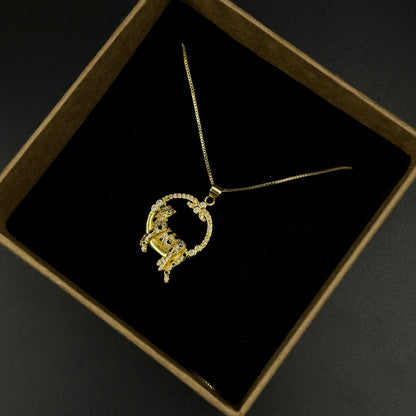 Panther with Chain - Stainless Steel (Small)