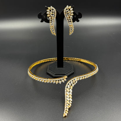 Women's Choker Set with Earrings - Demi Fine