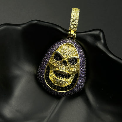 Silver GHOST Pendant - Men's HipHop Pendant