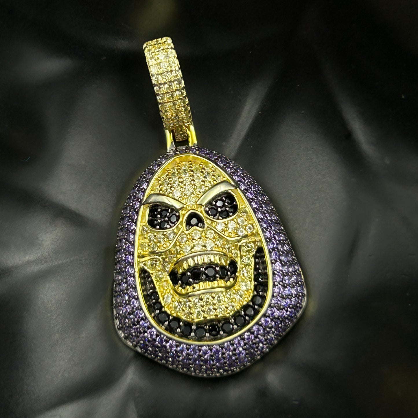 Silver GHOST Pendant - Men's HipHop Pendant