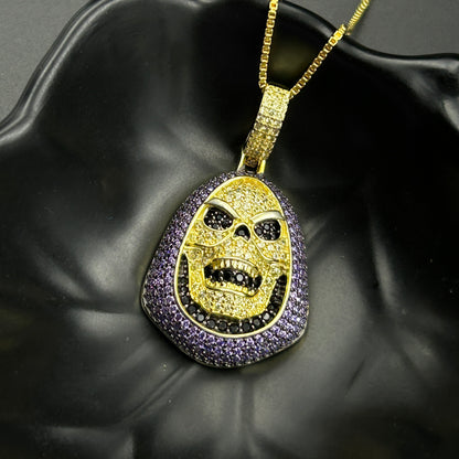 Silver GHOST Pendant - Men's HipHop Pendant