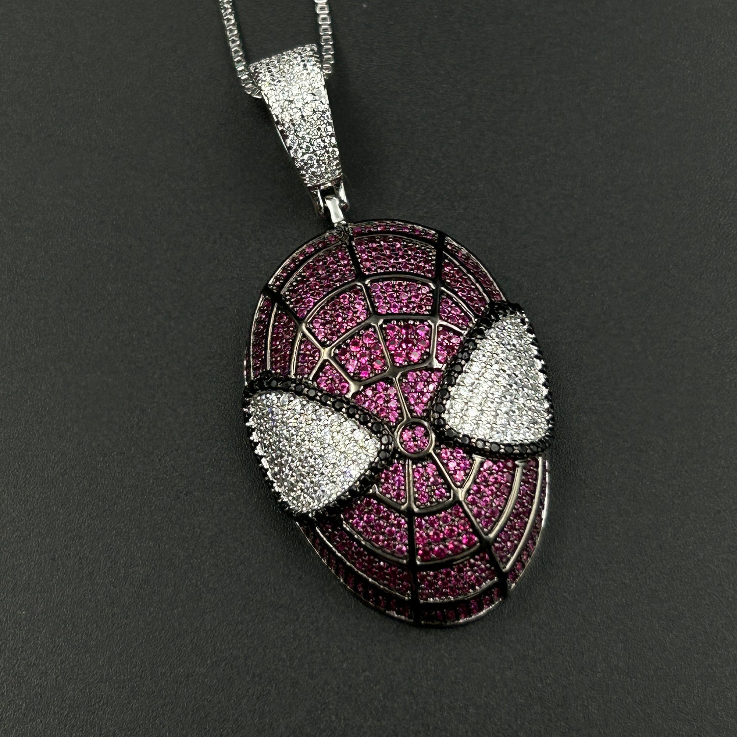 Men's HipHop Pendant - Silver Pendant and Chain
