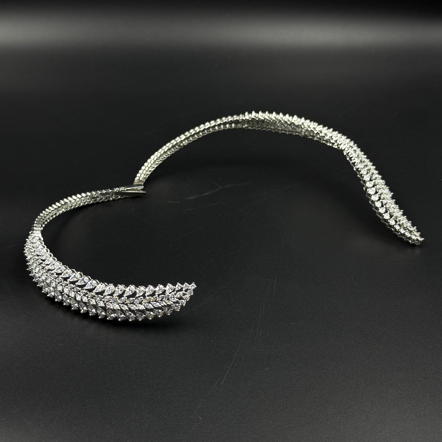 Demi Fine Women's Choker Set with Earrings