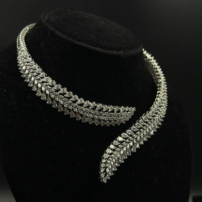 Demi Fine Women's Choker Set with Earrings