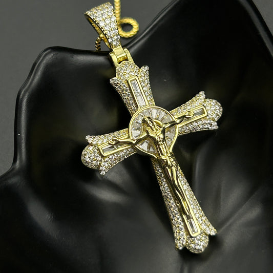 CROSS Pendant - Silver Jesus Pendant