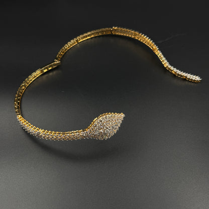 Leaf Choker With Earrings - Demi Fine