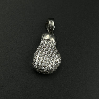 BOXER Pendant - Silver Boxing Gloves Pendant