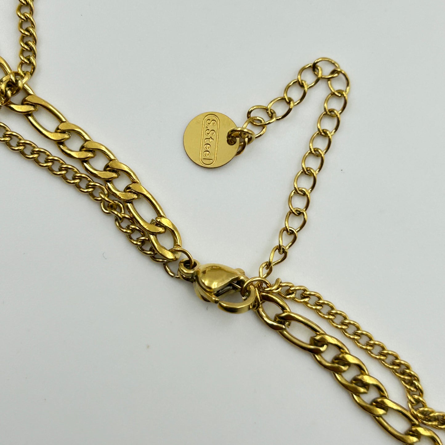 Star Necklace Two layer 18k gold plated